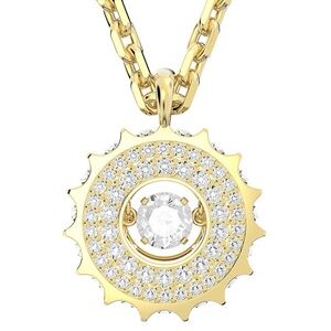 Swarovski Gold and Silver Crystal Necklace